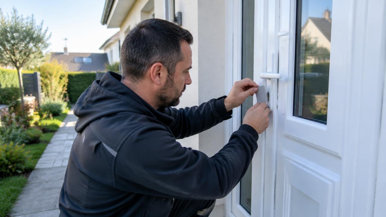 Ouverture d'une porte PVC de maison individuelle — serrurier à Battenheim (illustration)