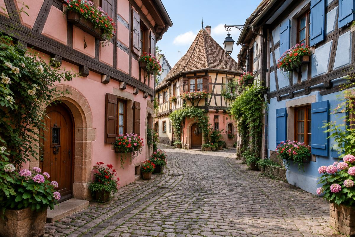 Ruelle circulaire d'Eguisheim — secteur d'intervention de notre serrurier dépanneur 24h/24
