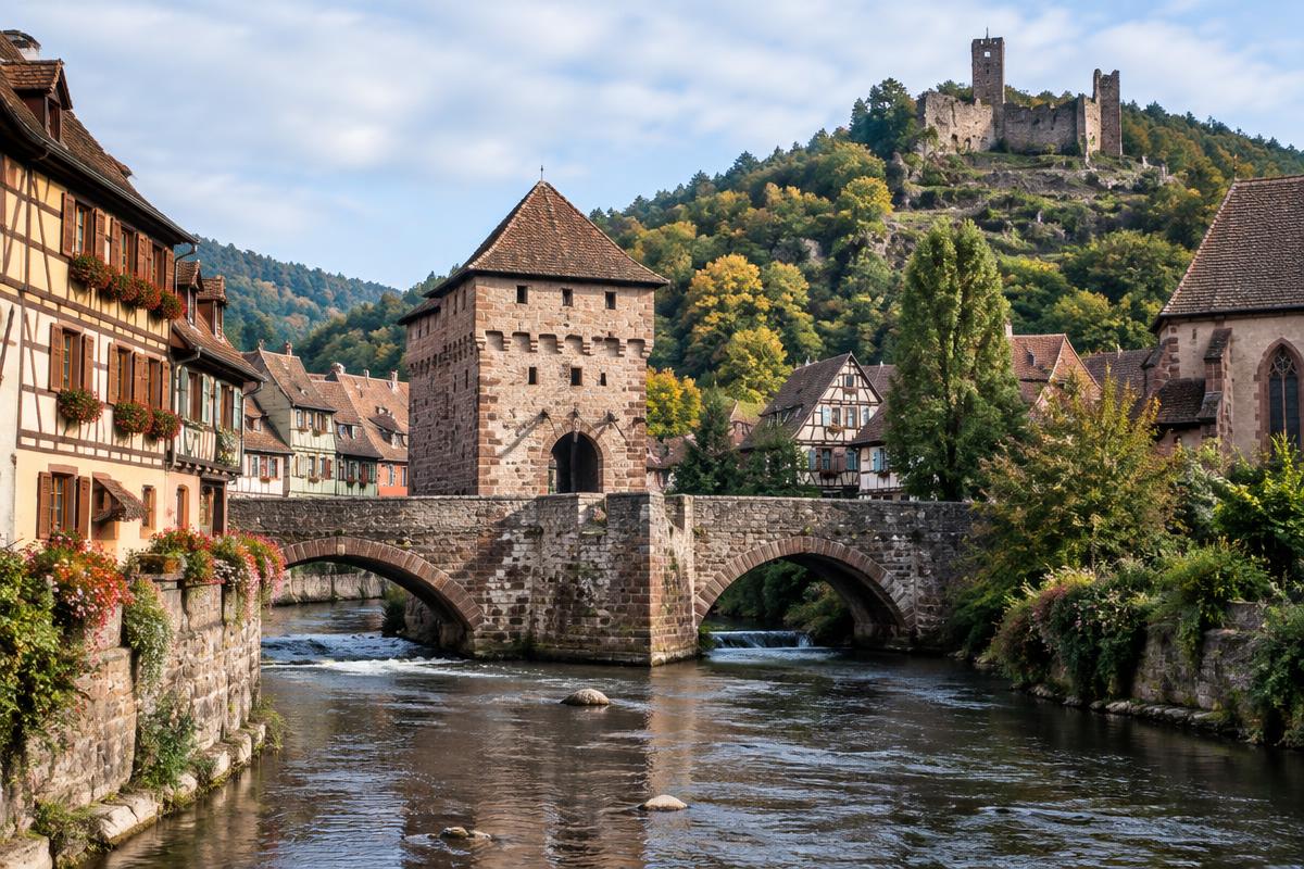 Pont fortifié de Kaysersberg — secteur d'intervention de notre serrurier dépanneur 24h/24