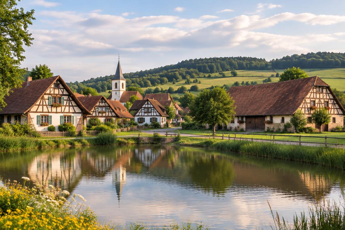 village du Sundgau — secteur de Illfurth, desservi 24h/24 par notre serrurier dépanneur