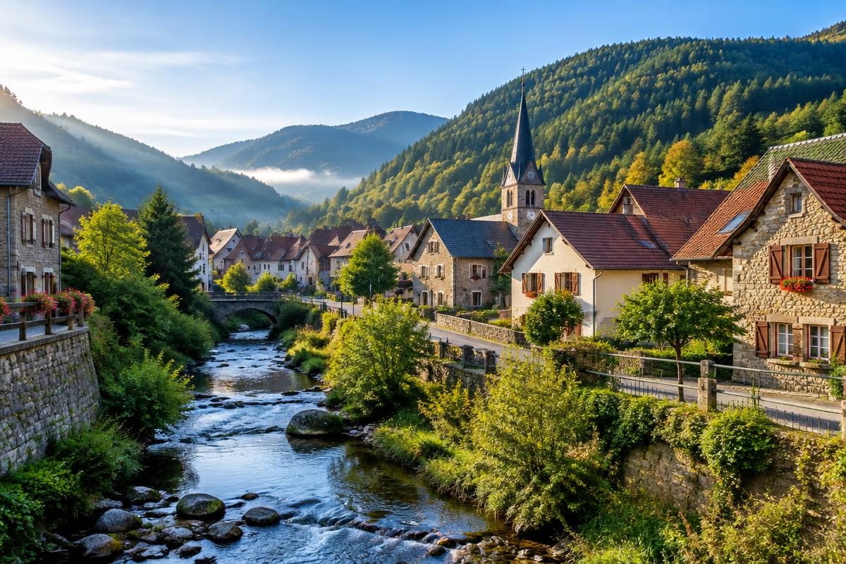 bourg des vallées vosgiennes — secteur de Munster, desservi 24h/24 par notre serrurier dépanneur